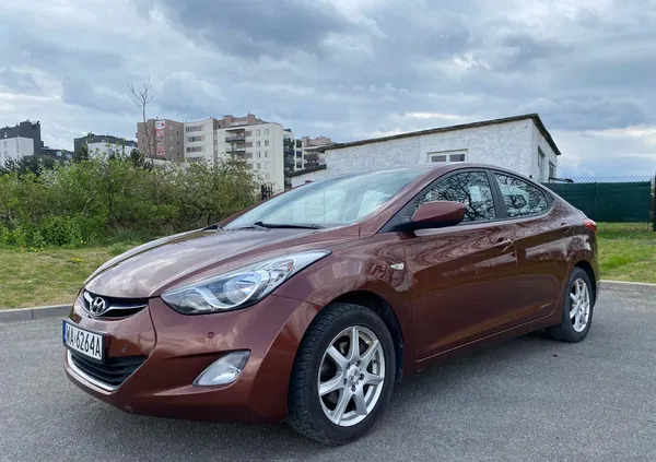 łódzkie Hyundai Elantra cena 27000 przebieg: 213800, rok produkcji 2012 z Warszawa